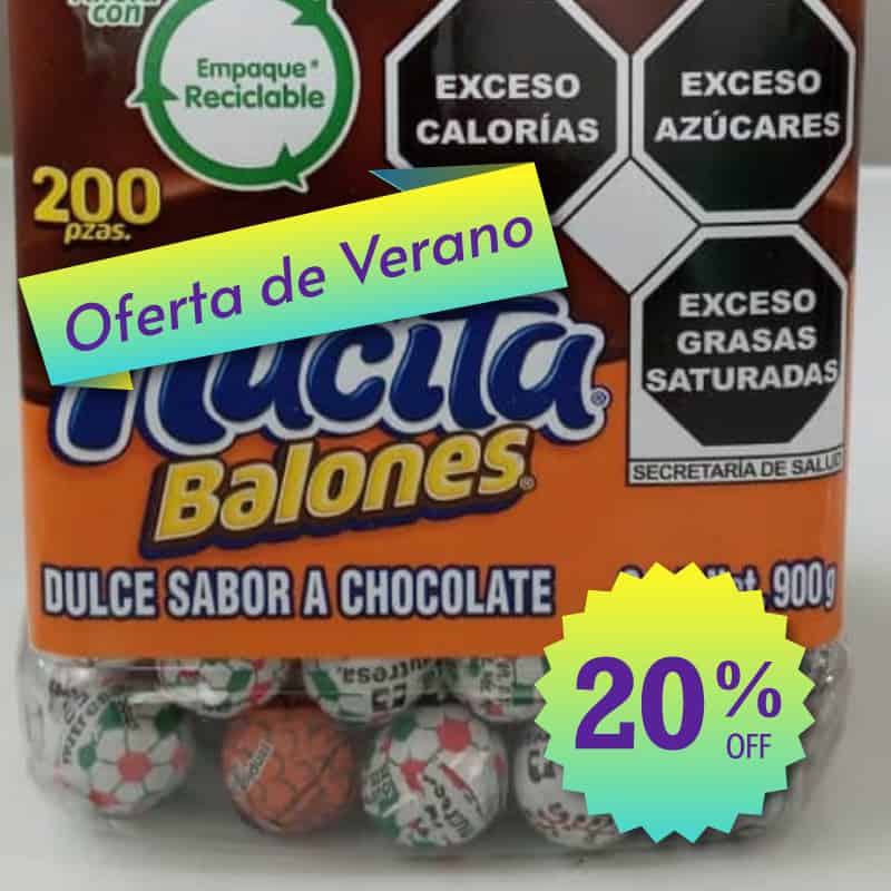 Balones de chocolate - Oferta verano