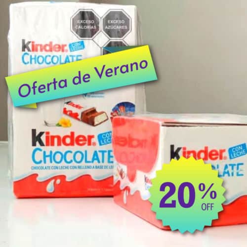 Kinder de chocolate con leche - Oferta verano