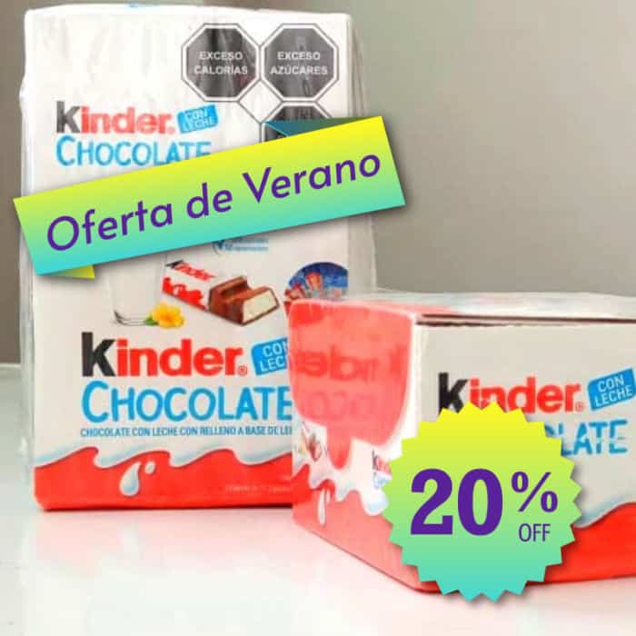 Kinder de chocolate con leche - Oferta verano