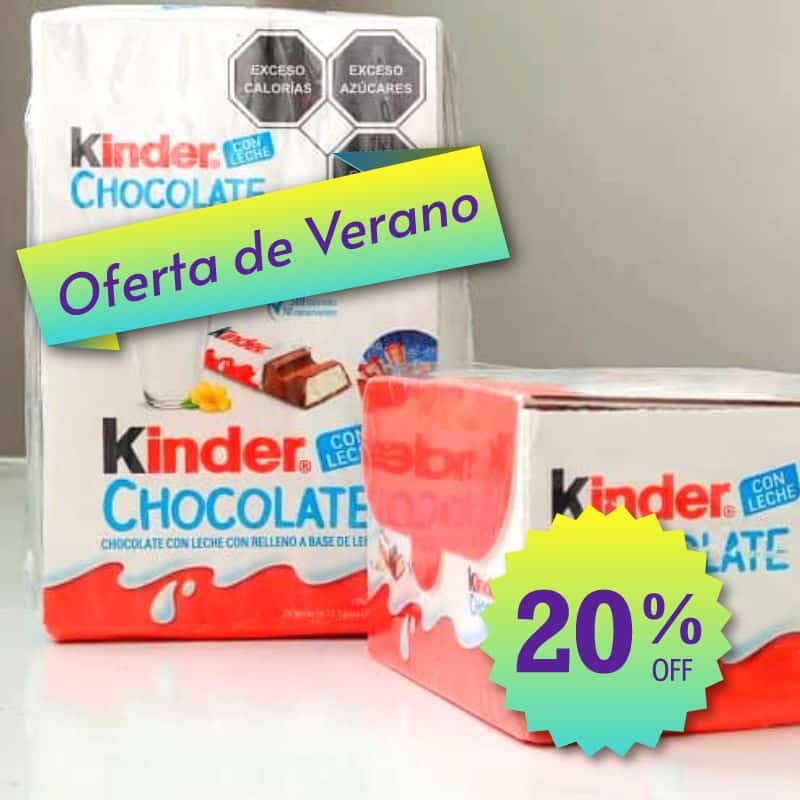 Kinder de chocolate con leche - Oferta verano