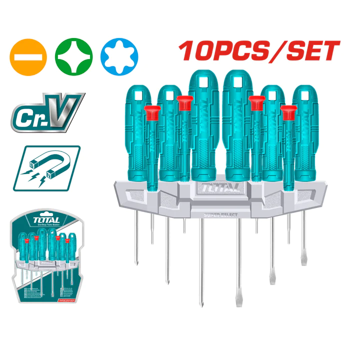 Juego de destornilladores - set 10pcs