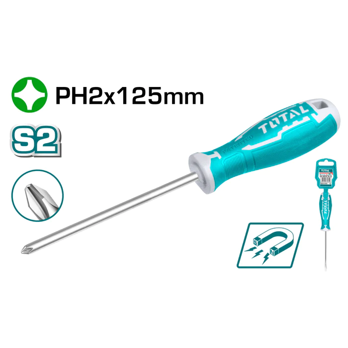 Destornillador Phillips de estrella PH2