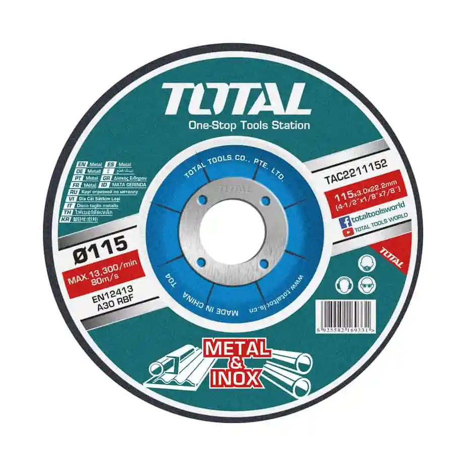 Disco de corte para metal y acero