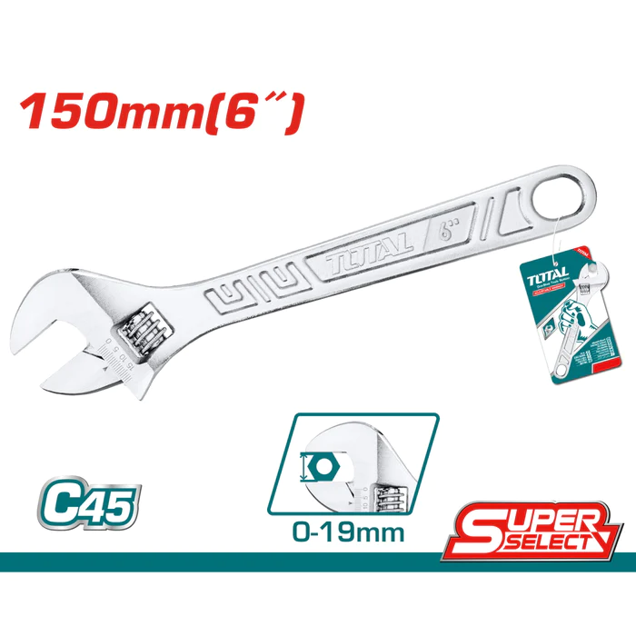Llave ajustable (Inglesa) 6 pulgadas