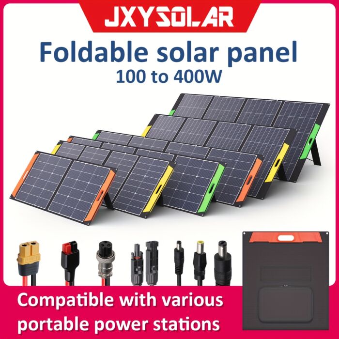 Panel Solar Portátil 300W Plegable – Cargador Solar de Alta Eficiencia para Teléfonos, Laptops y Uso en Apagones en Cuba - Imagen 3