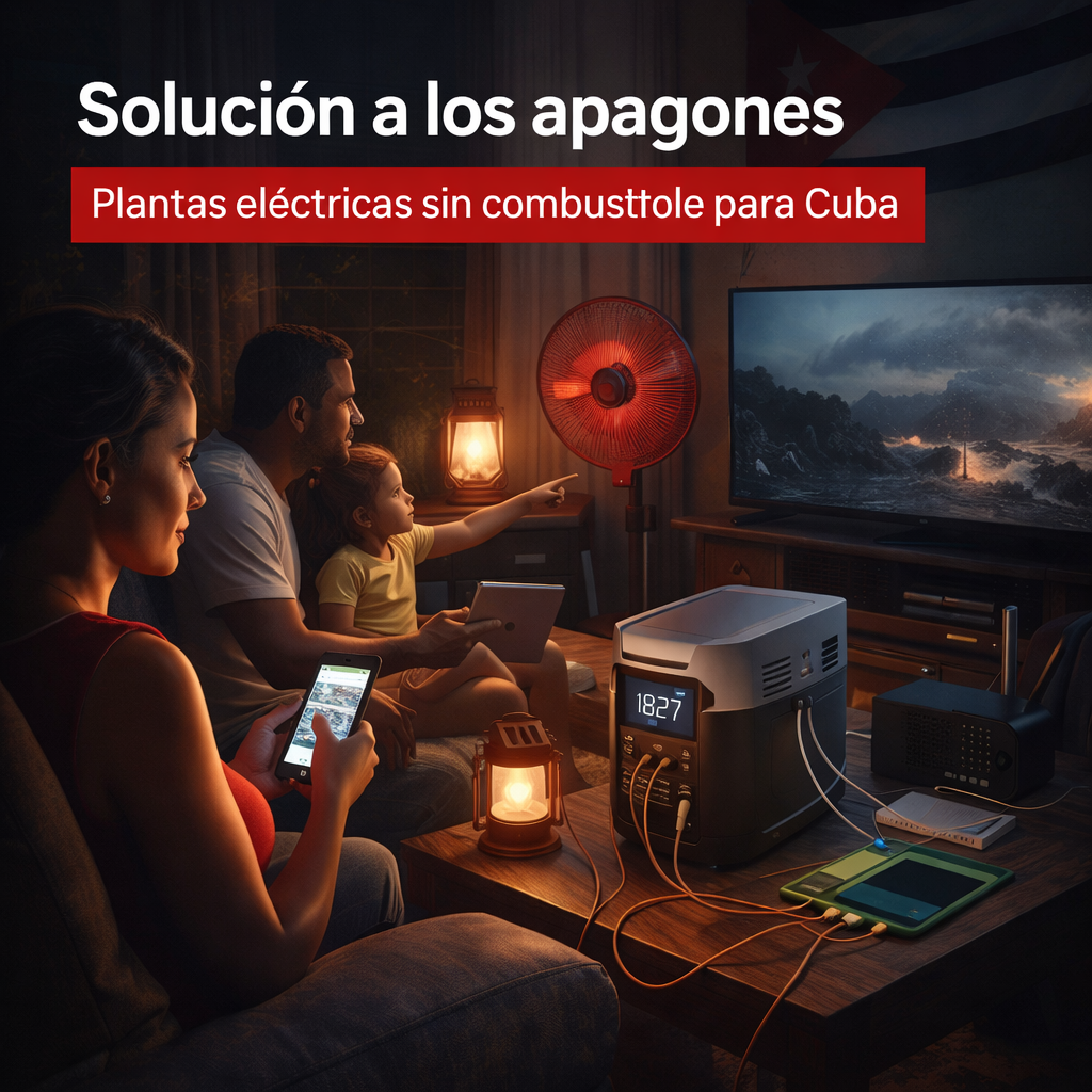 Plantas eléctricas sin combustible para Cuba | La Jabalina